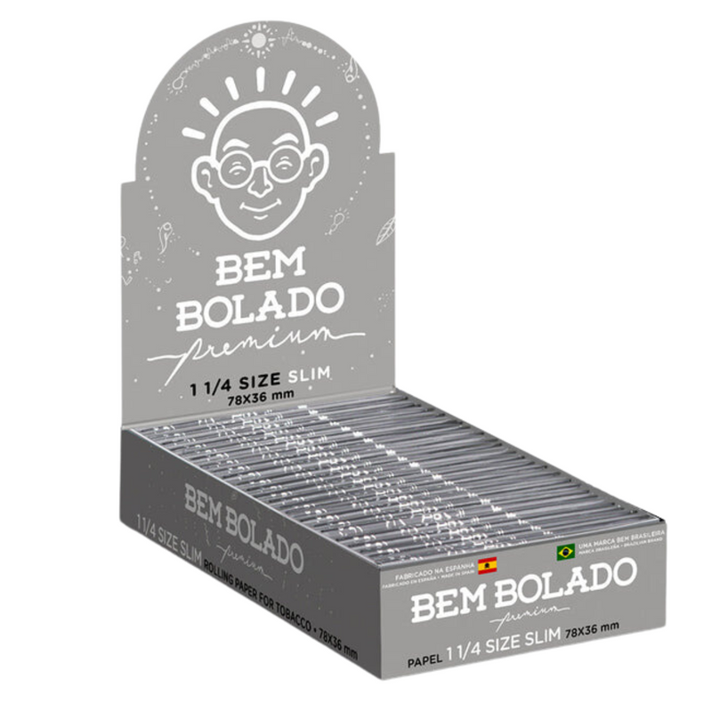 Caixa Com 25 Un Seda Premium 1 1/4 Slim - Bem Bolado