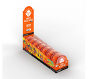 Display Com 7 Un Dichavador Policarbonato 4cm- Laranja (Desfiador) - Bem Bolado