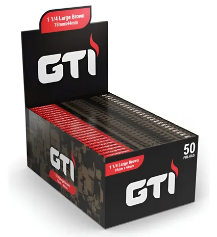 Display com 25 un Seda GTI Brown 1 1/4 Large- Bem bolado