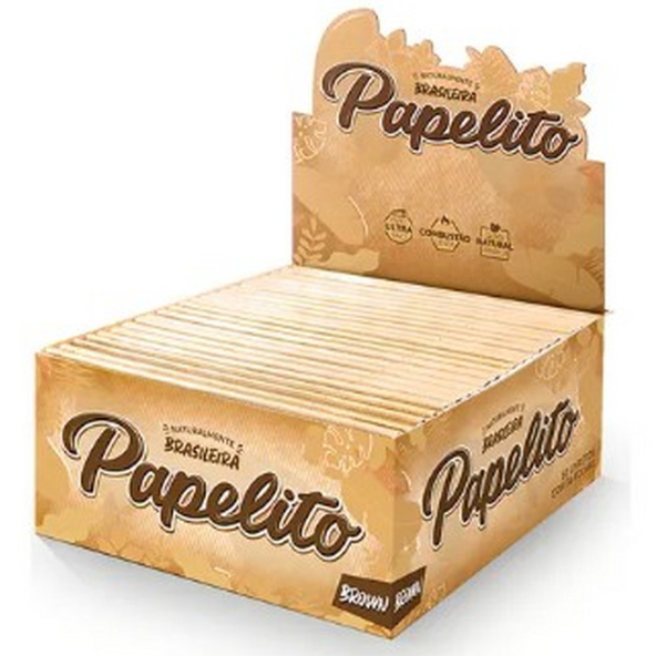 Display com 50 un Seda  Brown King Size - Papelito
