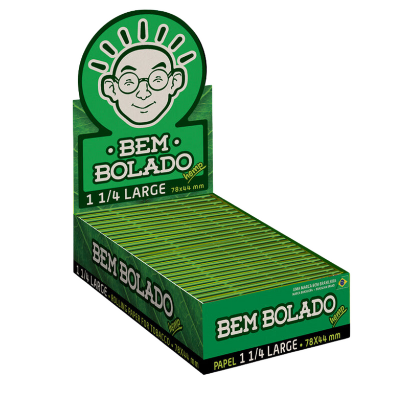 Caixa Com 25 Un Seda Hemp 1 1/4 Large - Bem Bolado